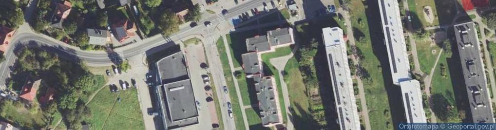 Zdjęcie satelitarne Na Skarpie ul.