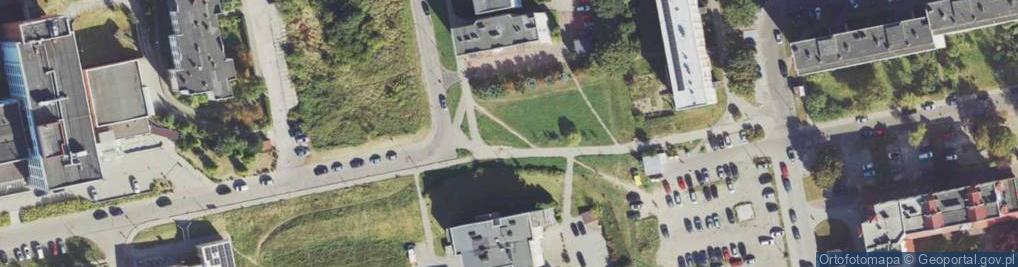 Zdjęcie satelitarne Na Skarpie ul.