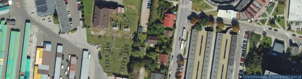 Zdjęcie satelitarne Na Błonie ul.