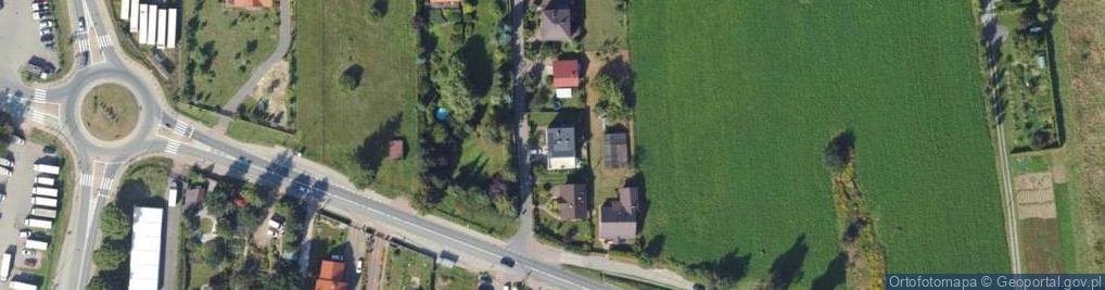 Zdjęcie satelitarne Na Borach ul.