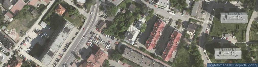 Zdjęcie satelitarne Na Barciach ul.