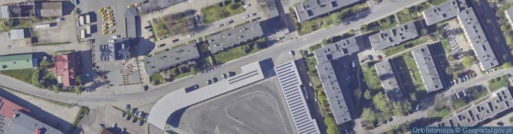 Zdjęcie satelitarne Naftowa ul.