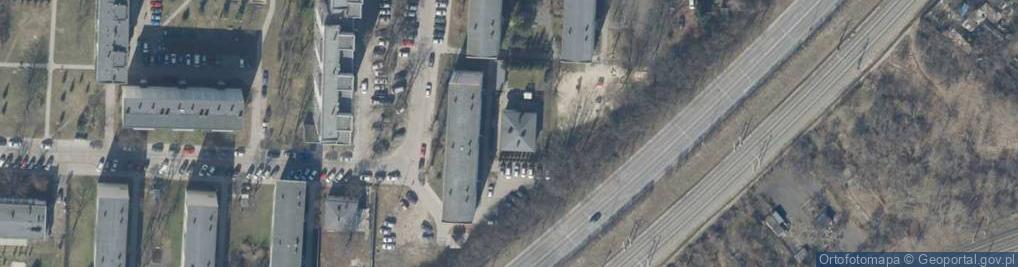 Zdjęcie satelitarne Narciarska ul.