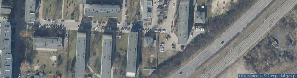 Zdjęcie satelitarne Narciarska ul.