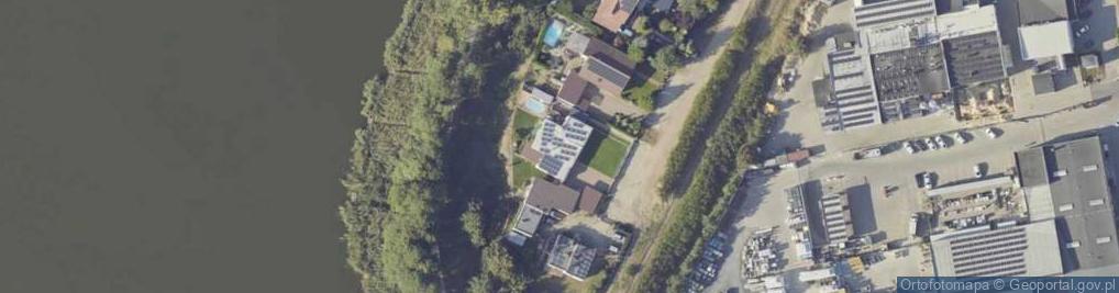 Zdjęcie satelitarne Na Skarpie ul.