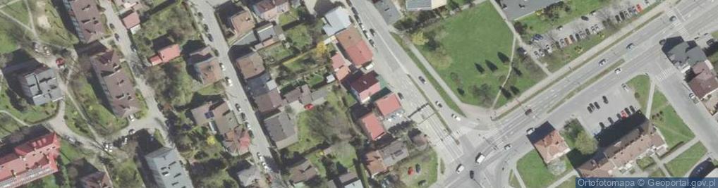 Zdjęcie satelitarne Nawojowska ul.