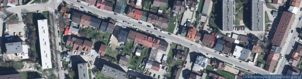 Zdjęcie satelitarne Na Równi ul.