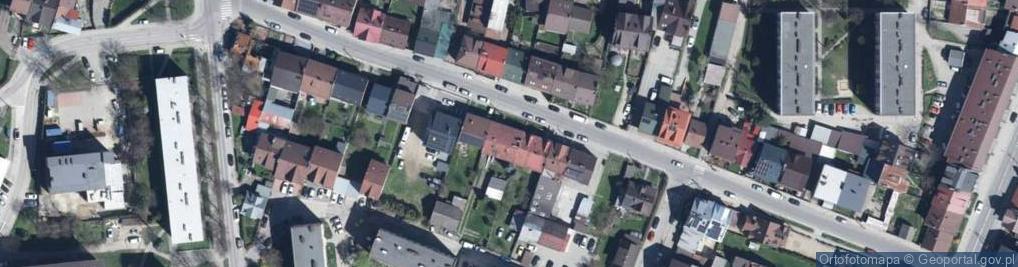 Zdjęcie satelitarne Na Równi ul.