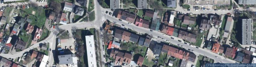 Zdjęcie satelitarne Na Równi ul.