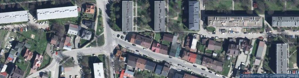 Zdjęcie satelitarne Na Równi ul.