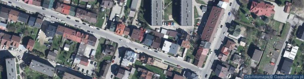 Zdjęcie satelitarne Na Równi ul.