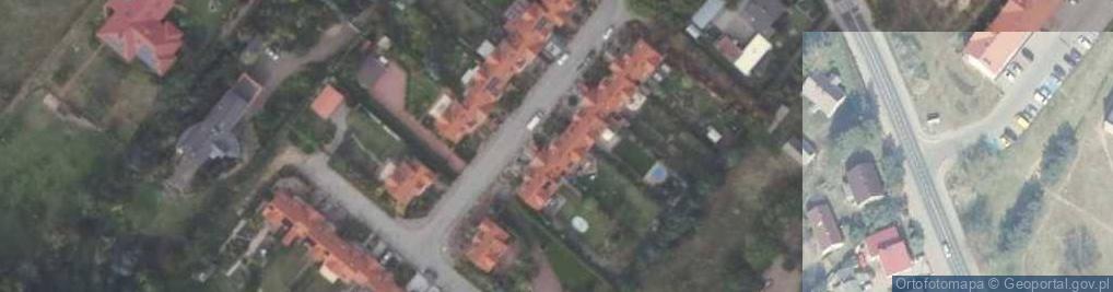Zdjęcie satelitarne Nad Wartą ul.