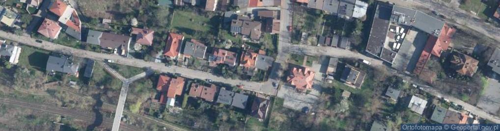 Zdjęcie satelitarne Na Skarpie ul.