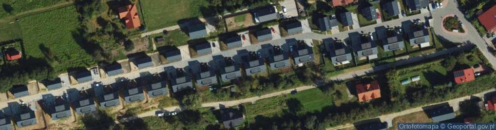 Zdjęcie satelitarne Na Wzgórzu ul.
