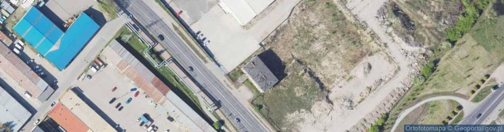 Zdjęcie satelitarne Narodowych Sił Zbrojnych ul.