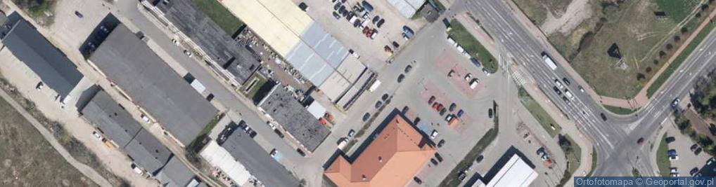 Zdjęcie satelitarne Narodowych Sił Zbrojnych ul.