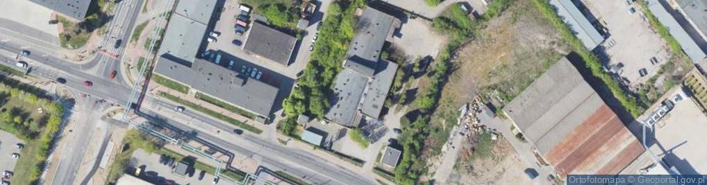 Zdjęcie satelitarne Narodowych Sił Zbrojnych ul.