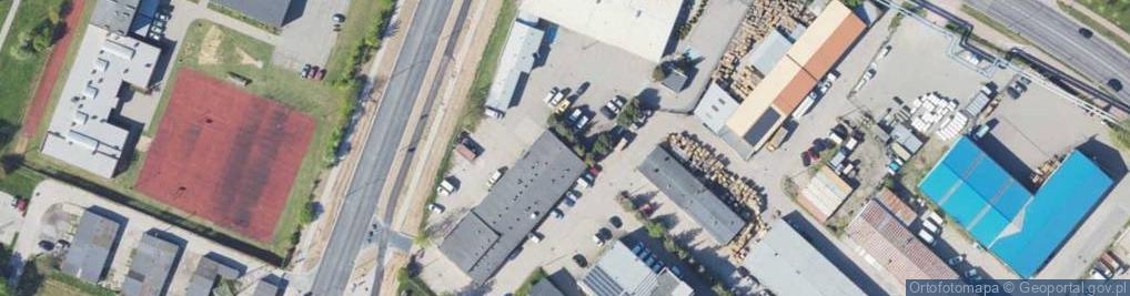 Zdjęcie satelitarne Narodowych Sił Zbrojnych ul.