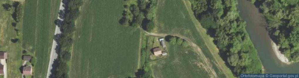 Zdjęcie satelitarne Nad Skawą ul.
