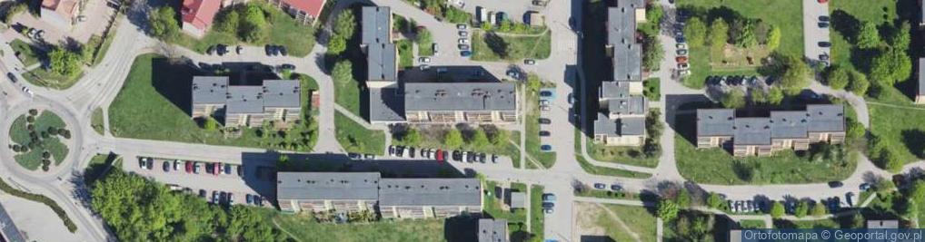 Zdjęcie satelitarne Na Skarpie ul.