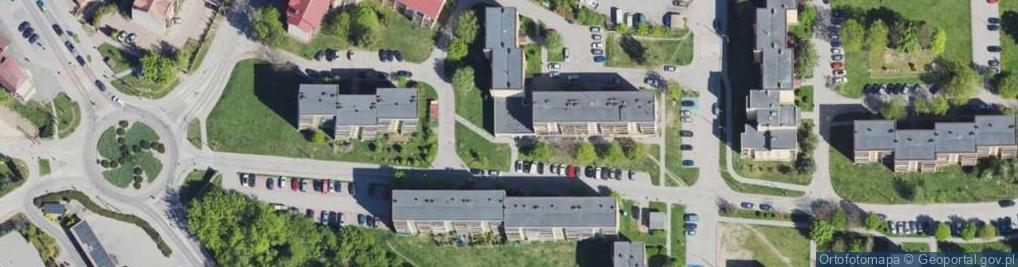 Zdjęcie satelitarne Na Skarpie ul.