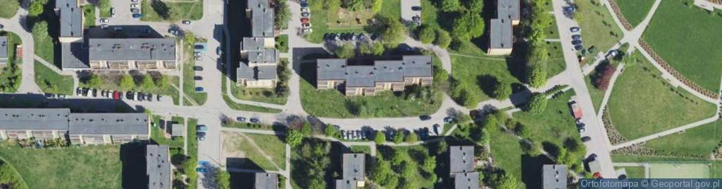 Zdjęcie satelitarne Na Skarpie ul.