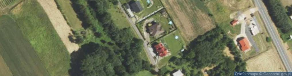 Zdjęcie satelitarne Na Wzgórzach ul.