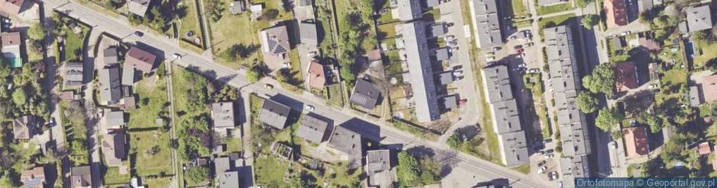 Zdjęcie satelitarne Na Piaski ul.