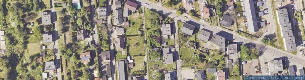 Zdjęcie satelitarne Na Piaski ul.