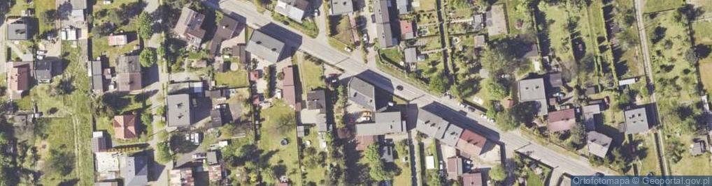 Zdjęcie satelitarne Na Piaski ul.