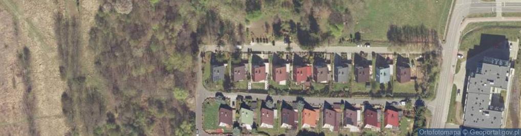 Zdjęcie satelitarne Na Wzgórzu ul.