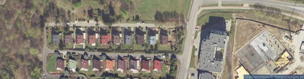 Zdjęcie satelitarne Na Wzgórzu ul.