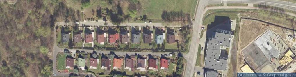 Zdjęcie satelitarne Na Wzgórzu ul.