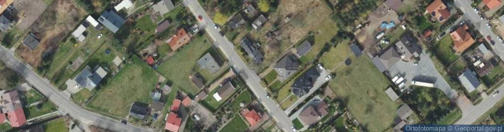 Zdjęcie satelitarne Na Piaski ul.