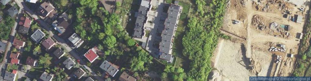 Zdjęcie satelitarne Na Wzgórzu ul.