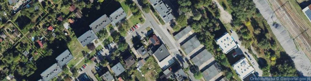 Zdjęcie satelitarne Naftowa ul.