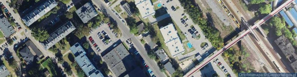 Zdjęcie satelitarne Naftowa ul.
