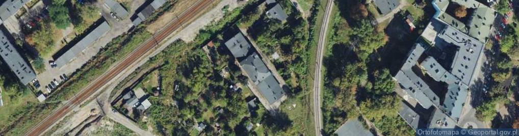 Zdjęcie satelitarne Naftowa ul.