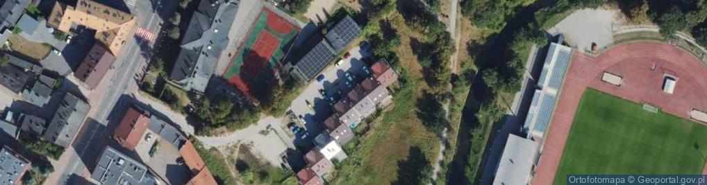 Zdjęcie satelitarne Nad Wierzycą ul.