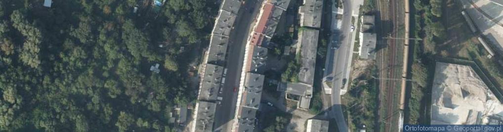 Zdjęcie satelitarne Nad Odrą ul.