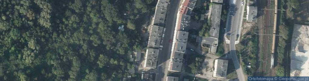 Zdjęcie satelitarne Nad Odrą ul.
