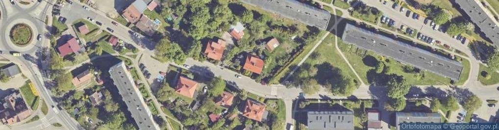 Zdjęcie satelitarne Nauczycielska ul.