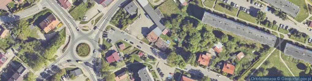 Zdjęcie satelitarne Nauczycielska ul.