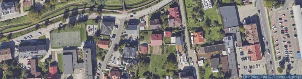 Zdjęcie satelitarne Nadbrzeżna Dolna ul.