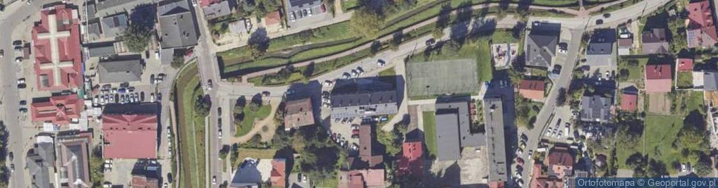 Zdjęcie satelitarne Nadbrzeżna Dolna ul.