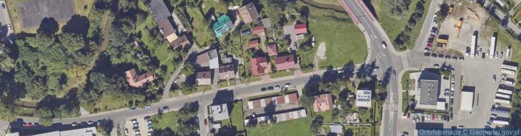 Zdjęcie satelitarne Nadbrzeżna Górna ul.