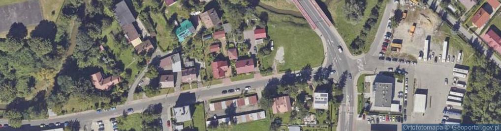 Zdjęcie satelitarne Nadbrzeżna Górna ul.