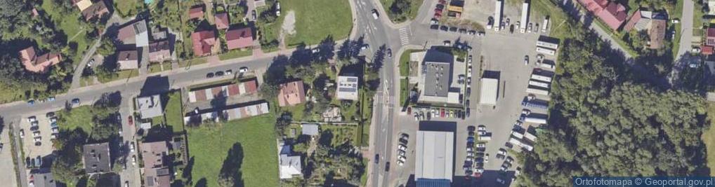 Zdjęcie satelitarne Nadbrzeżna Górna ul.
