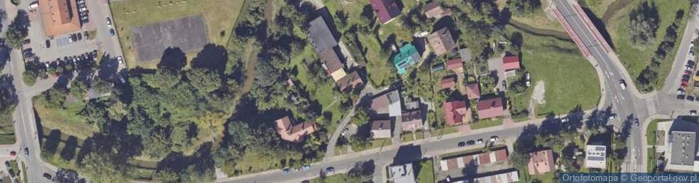 Zdjęcie satelitarne Nadbrzeżna Górna Boczna ul.