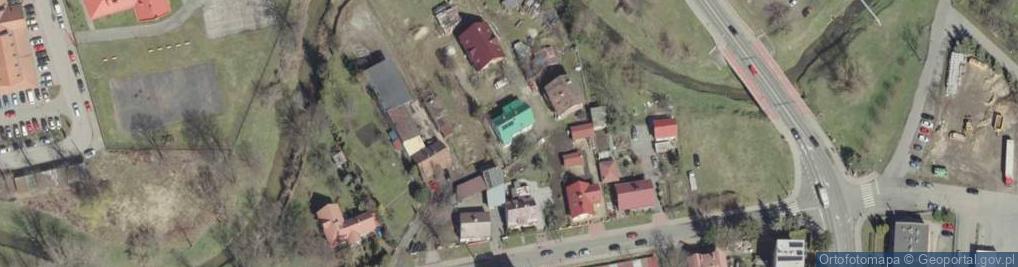 Zdjęcie satelitarne Nadbrzeżna Górna Boczna ul.
